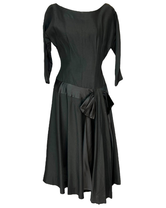 1940s War Era Little Black Dress*