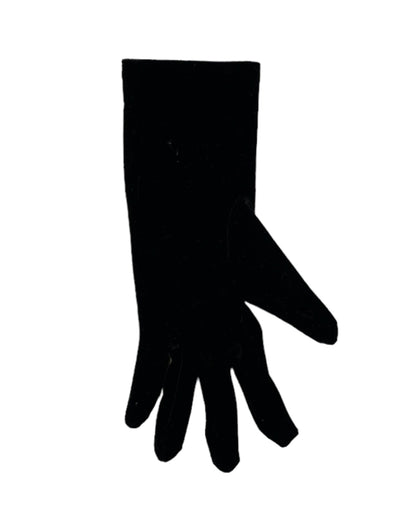 Vintage Midnight Velvet Gloves