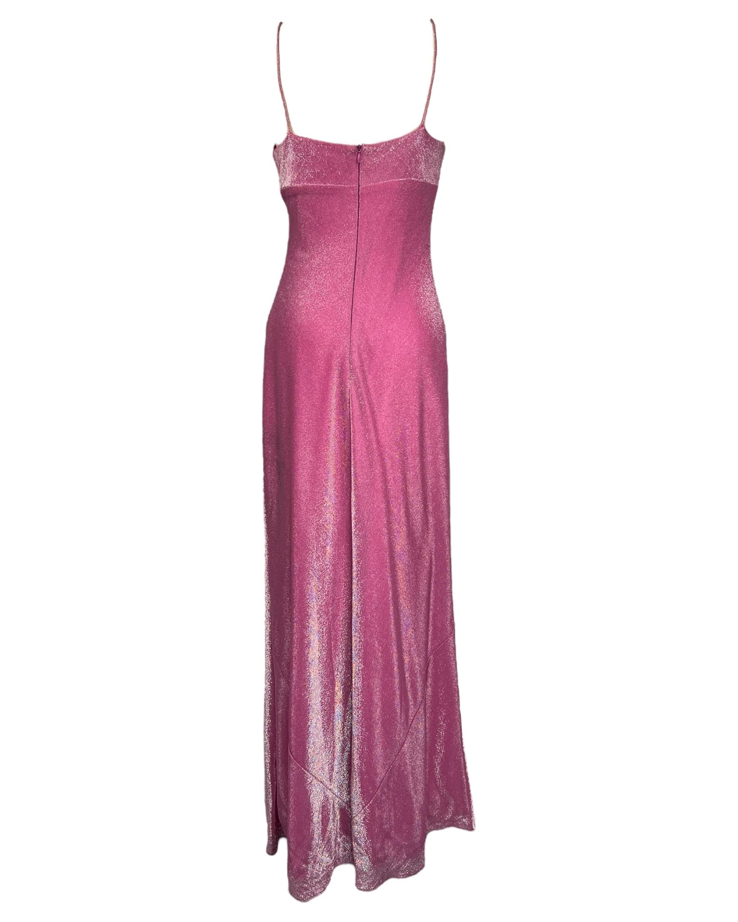 2000s Pink Sparkle Dress*