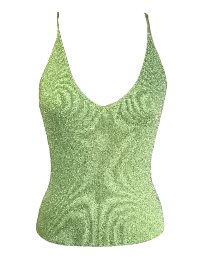 2000s Green Halter Top