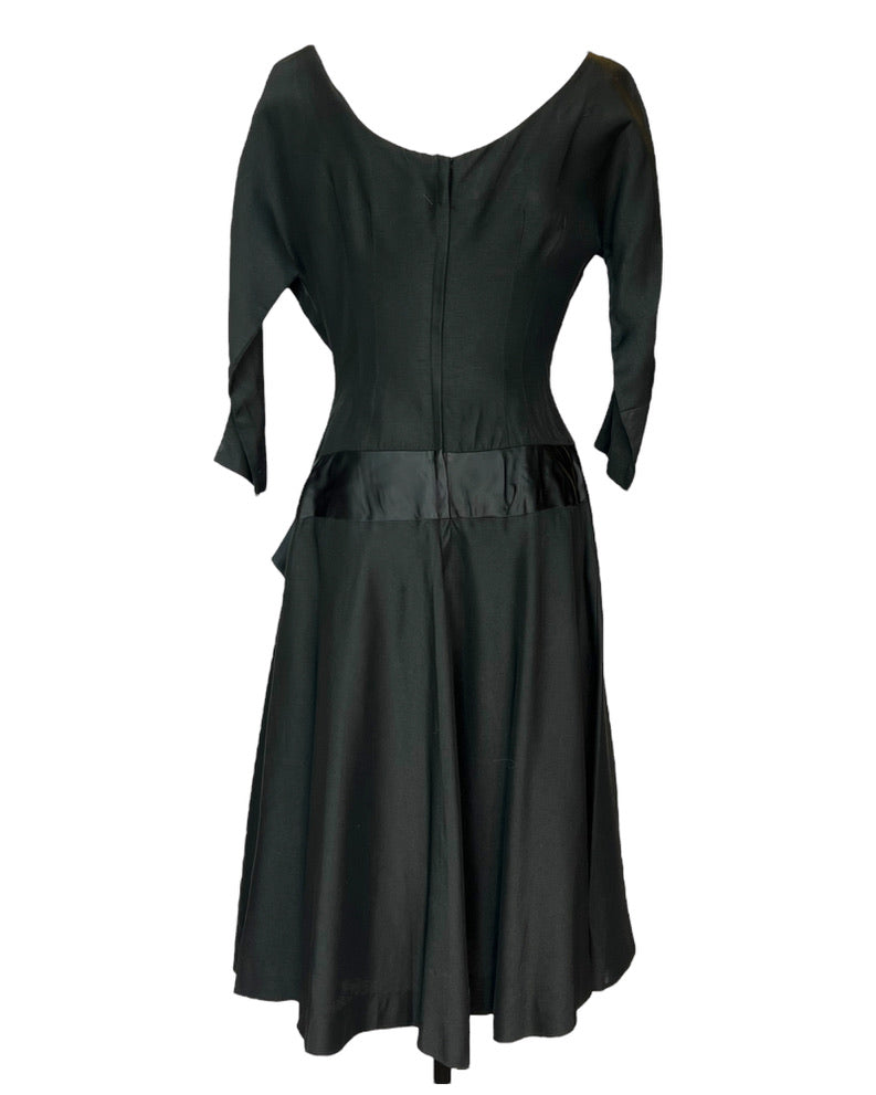 1940s War Era Little Black Dress*