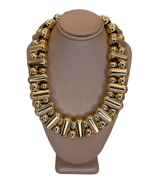 Vintage Chunky Gold Necklace