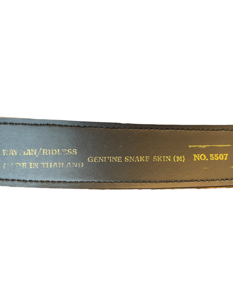 Vintage Snakeskin Belt