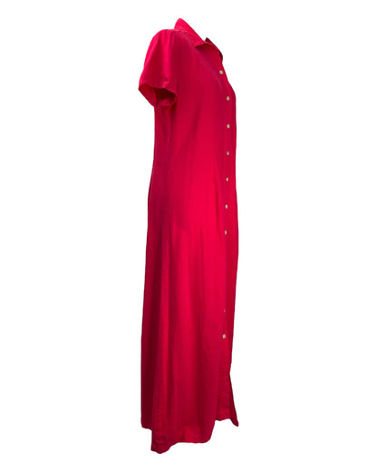 1990's Cherry Red Maxi Dress