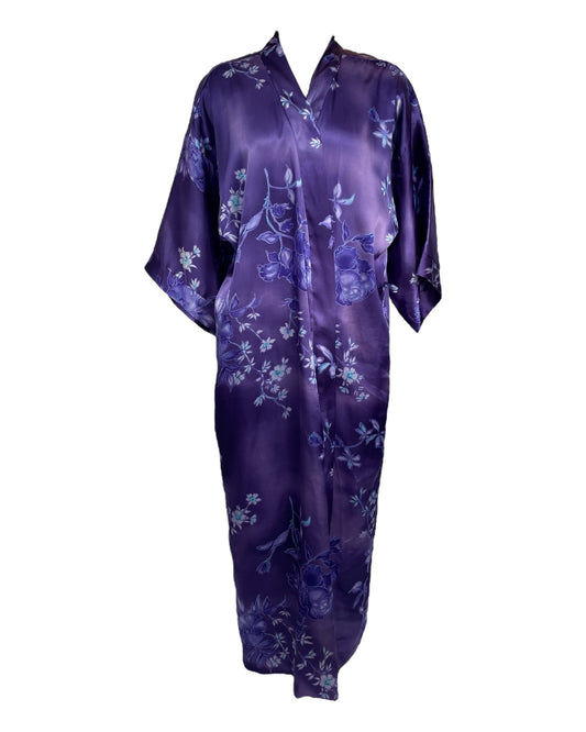2000s Purple Floral Robe*