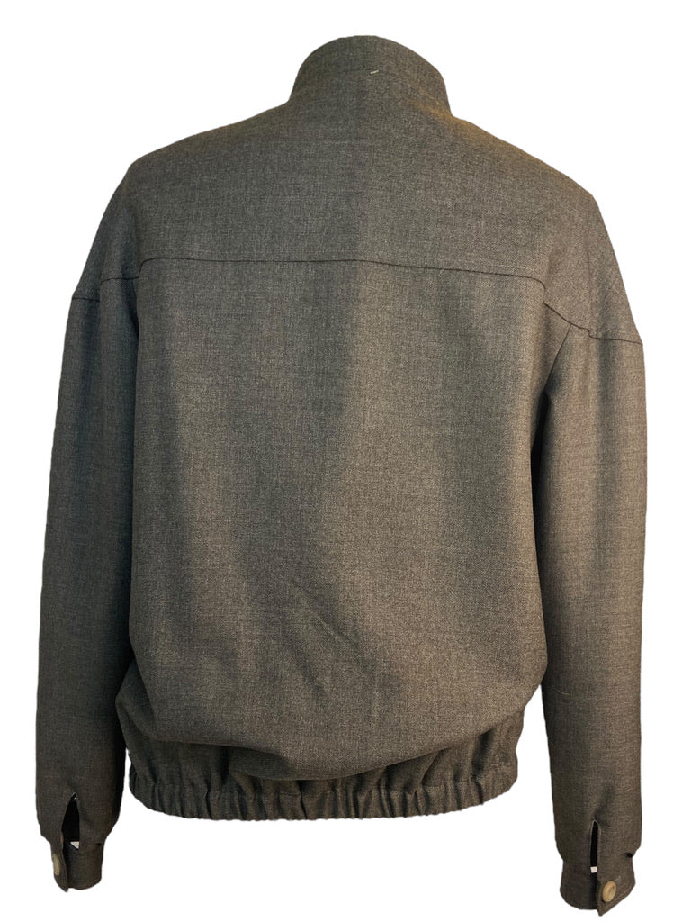 Vintage Suiting Bomber Jacket