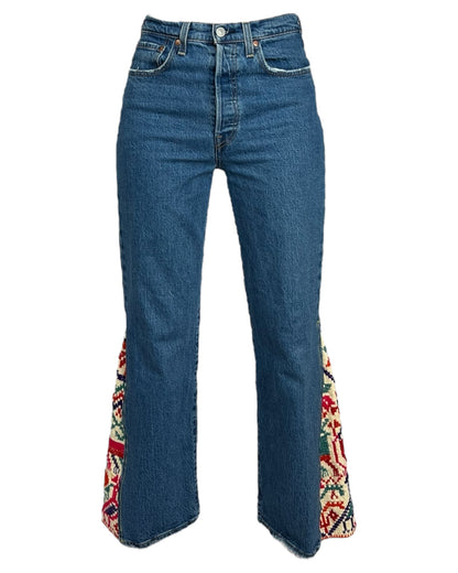 Contemporary Hippie Insert Bell Bottoms