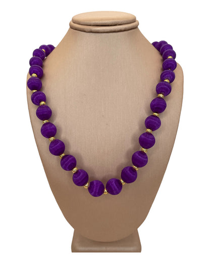 Vintage Purple Rain Necklace