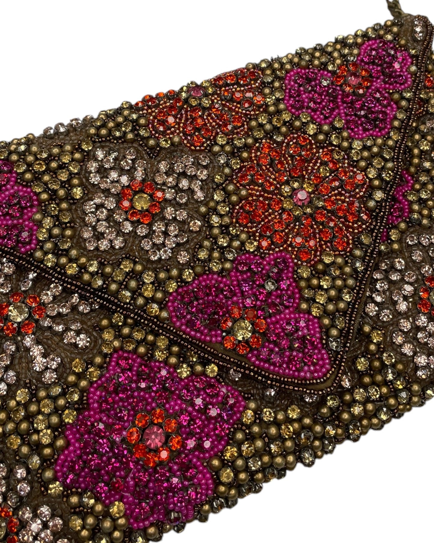 1990's Sparkly Floral Purse