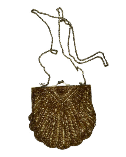 1970's Golden Shell Purse