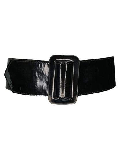 1980s Patent Leather Belt