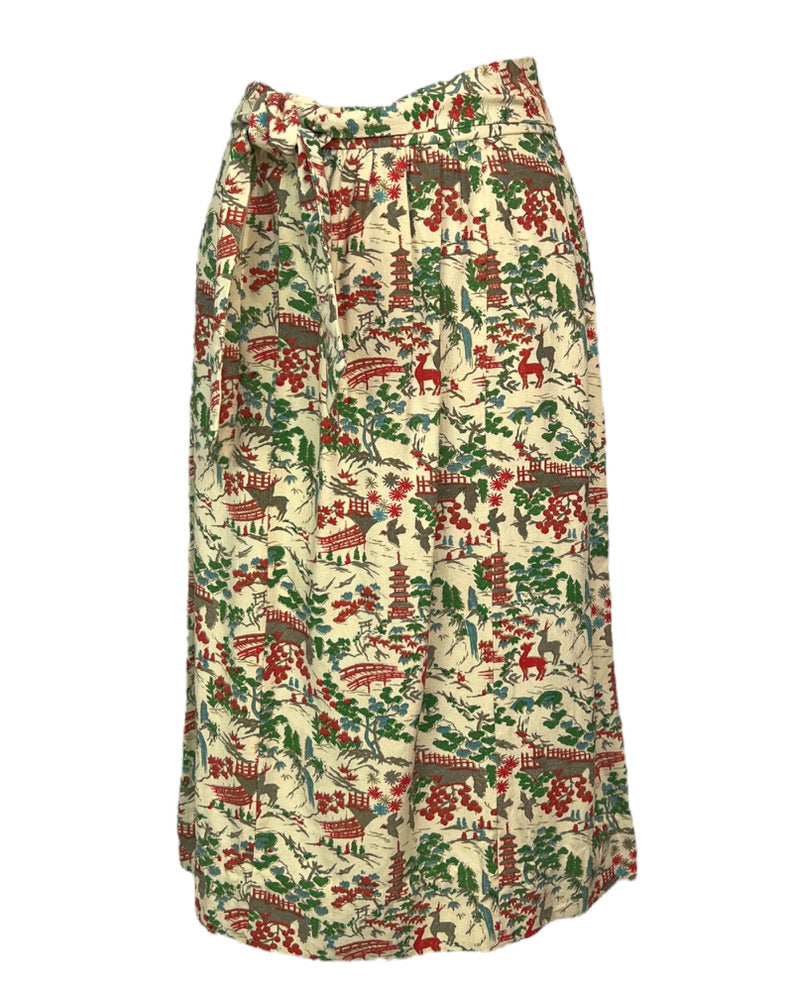 Vintage Dear Bonsais Skirt