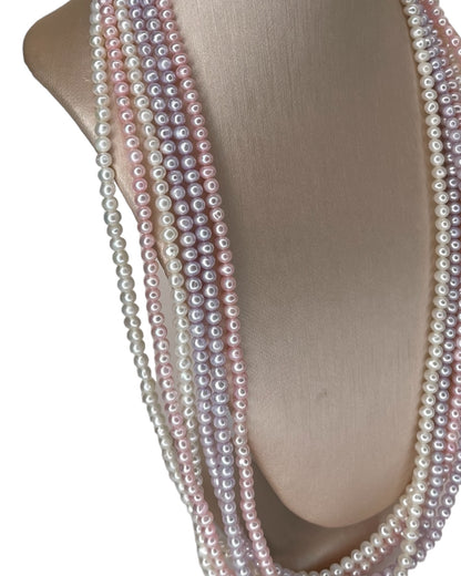 Vintage Six Strand Pearl Necklace