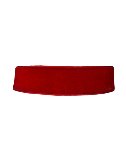 1980s Hot Red Belt