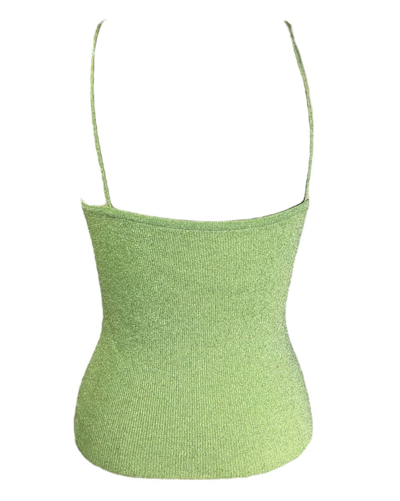 2000s Green Halter Top