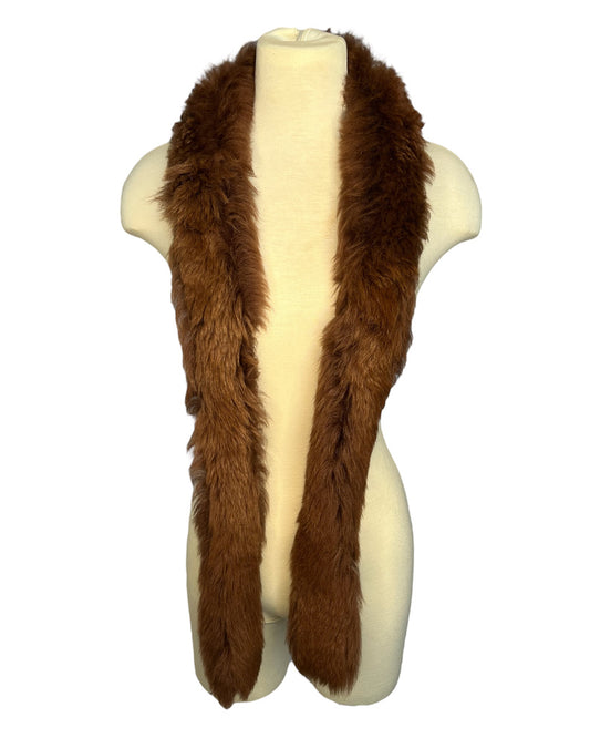 1980s Fuzzy Fur Belt