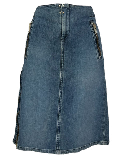 Y2K All Zippered Up Diesel Skirt