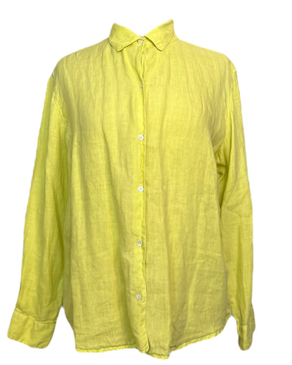 1990s Spring Greenery Button Down