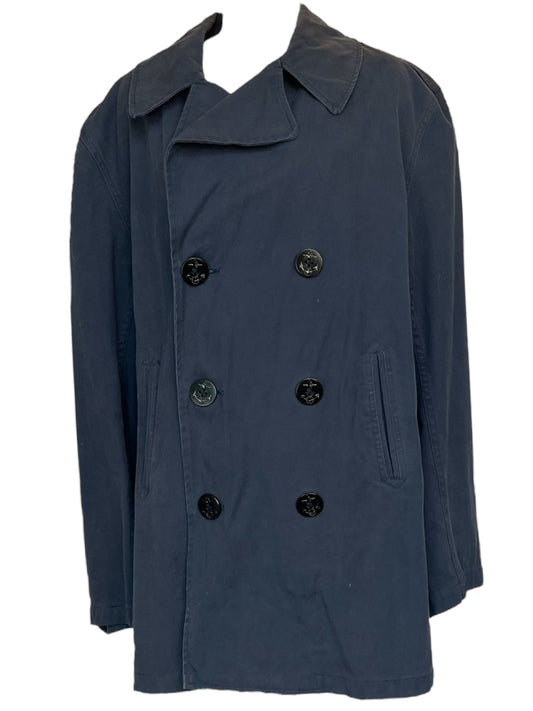 1990s Winter By The Sea Peacoat