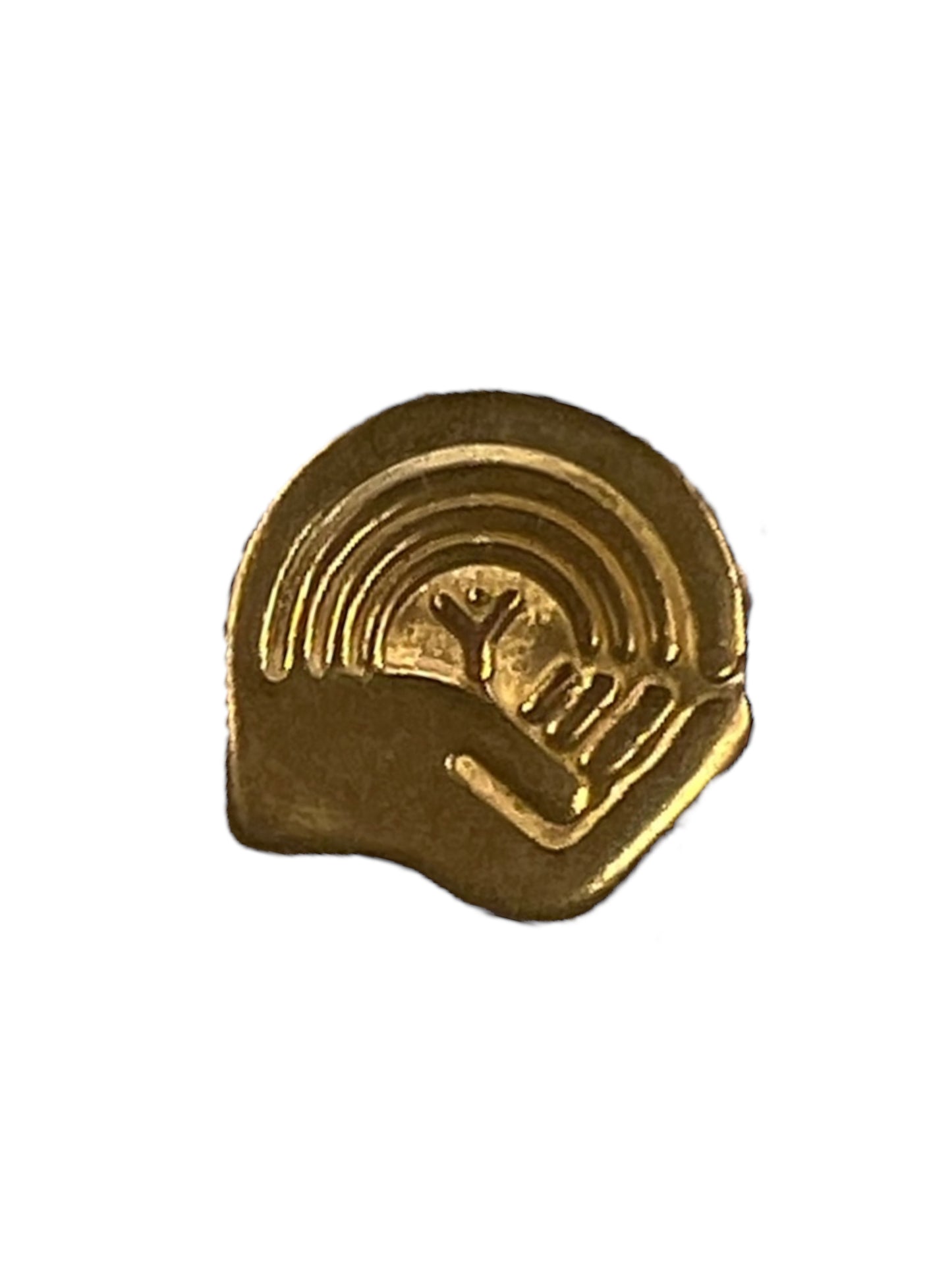 Vintage Golden Hand Pin