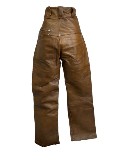 1970s Harley Davidson Leather Pants