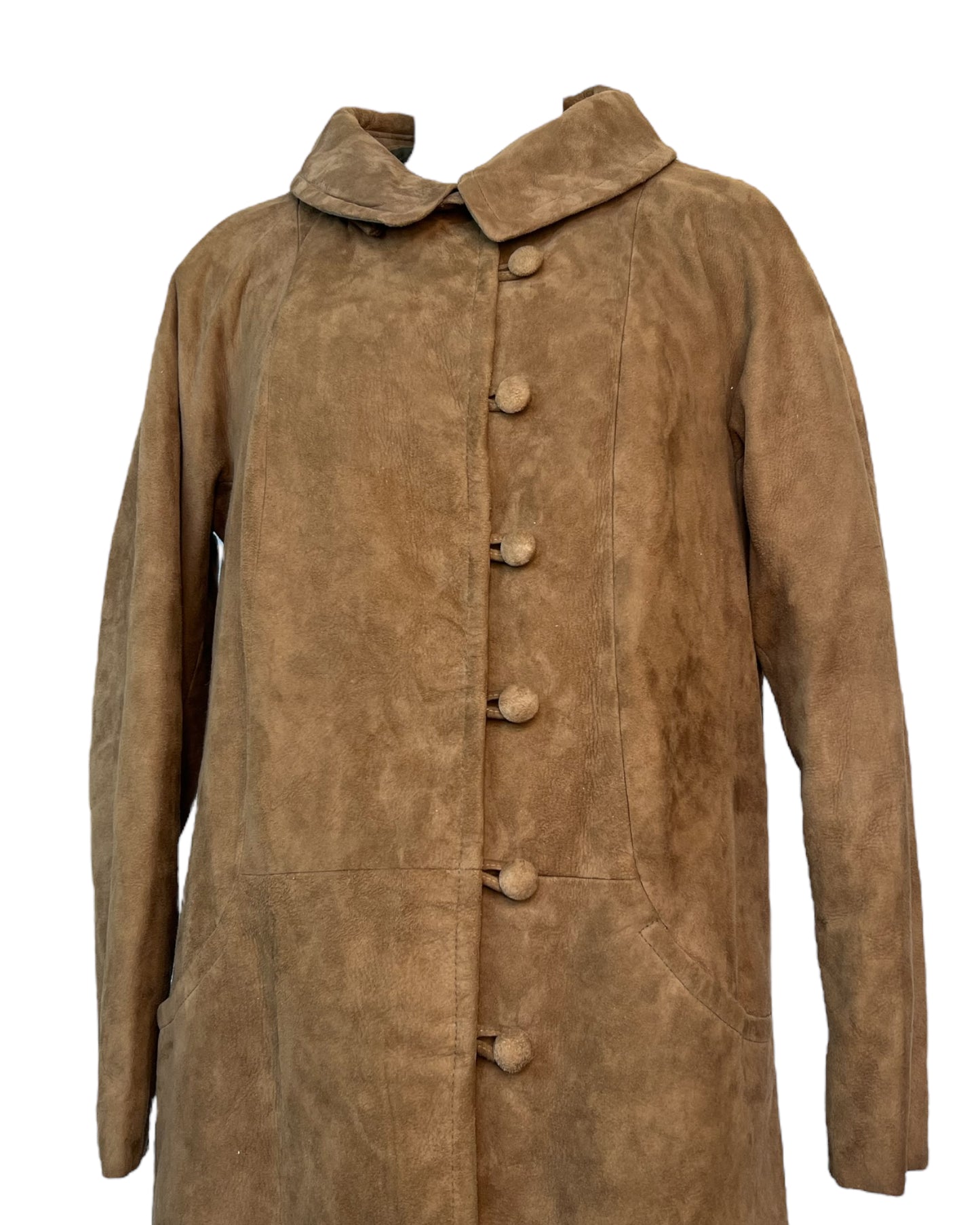 Vintage Detachable Fur Collar Coat