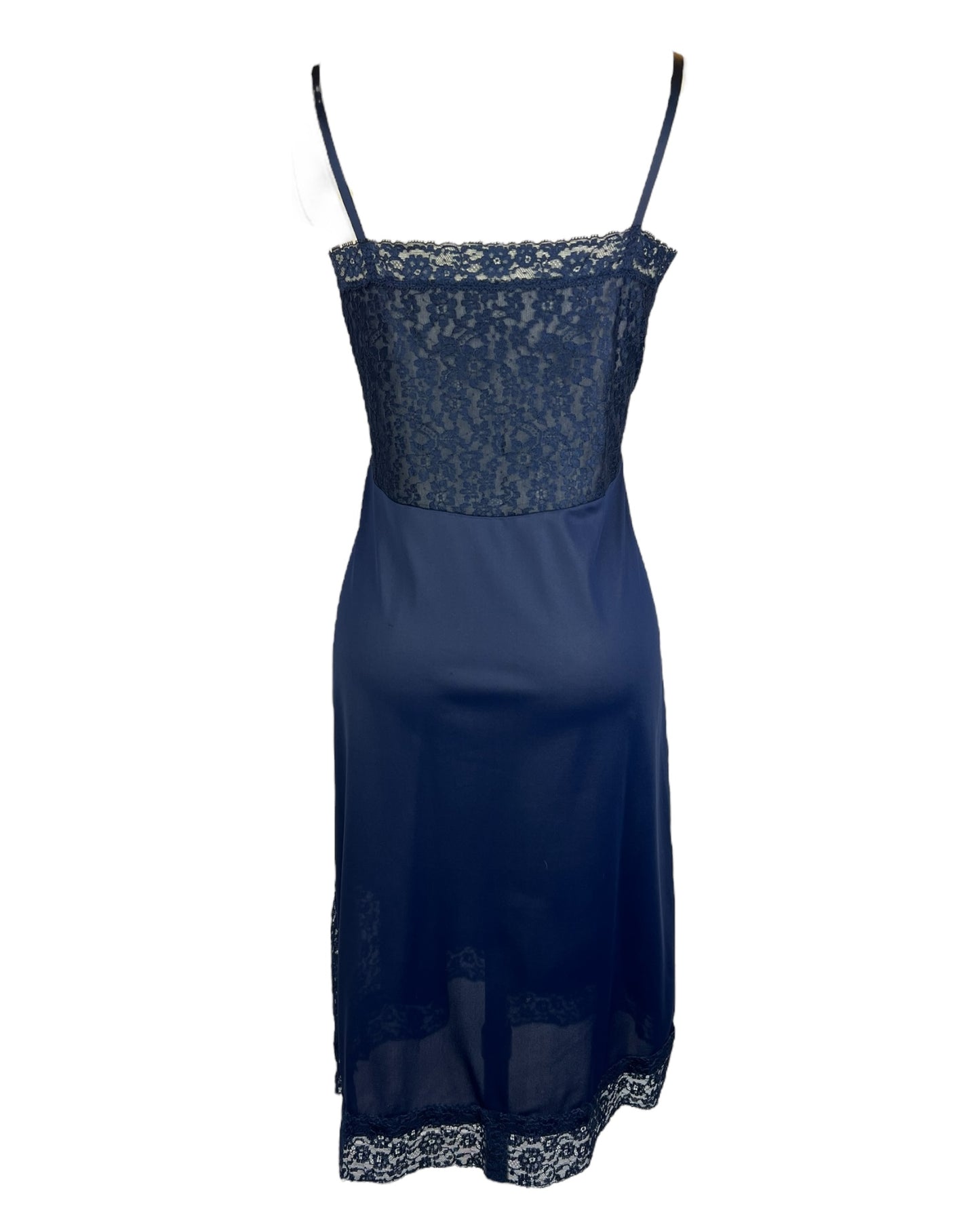 1970s Feeling Navy Blue Slip