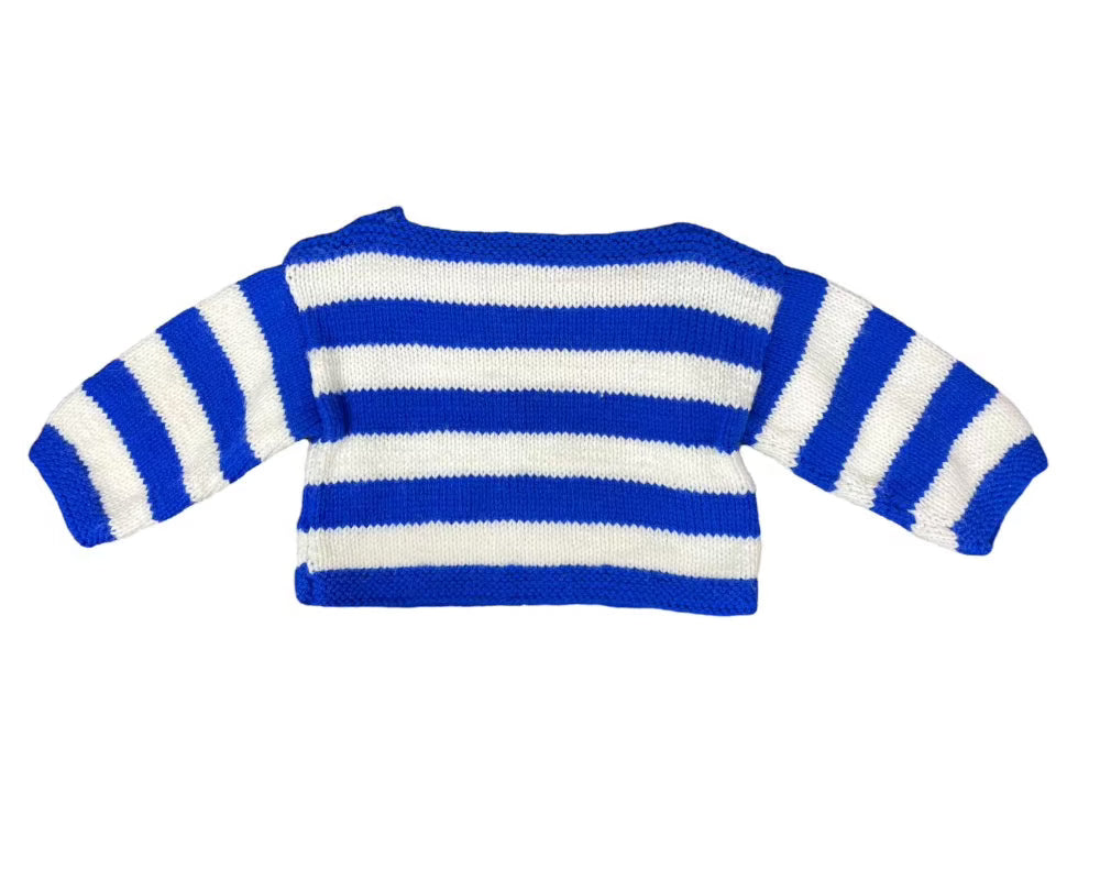 1970s Hand Knit Baby Sweater