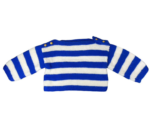 1970s Hand Knit Baby Sweater