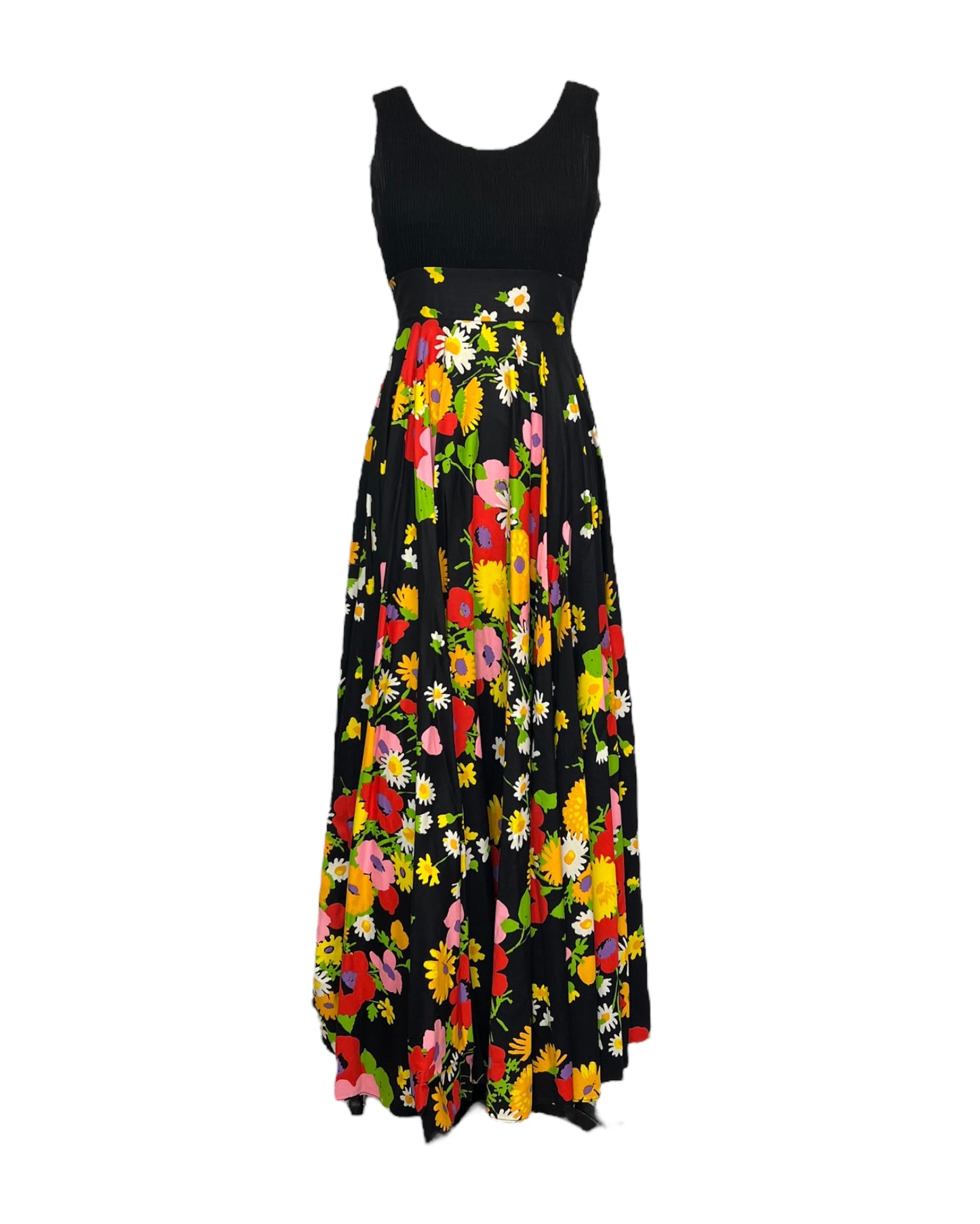 Vintage Flower Power Maxi Dress*