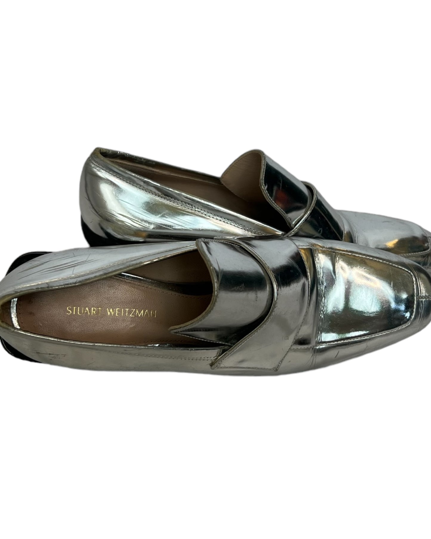 Contemporary Silver Steps Shoes*