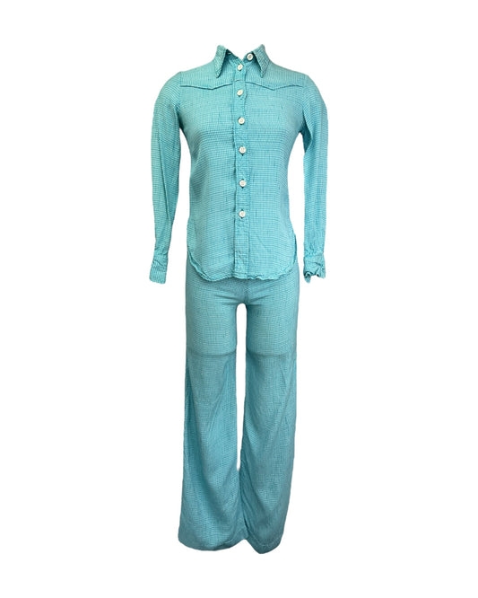 1970s Western Picnic Two Piece Set