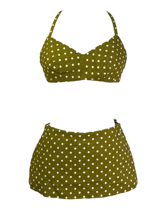 1950s Perfectly Polka Dot Bikini