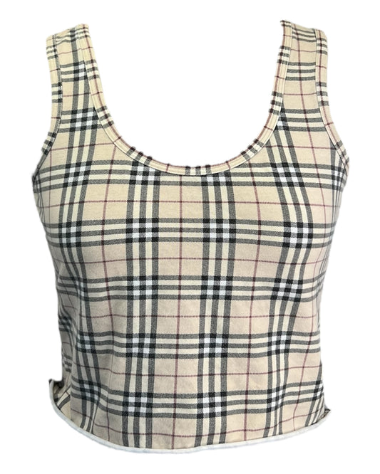 2000s Burberry Crop Top