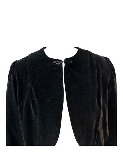 Vintage Velvet Bolero Jacket