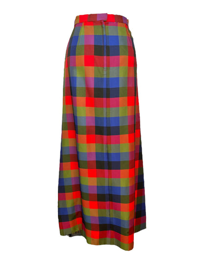 Vintage Checkers in the Fall Skirt