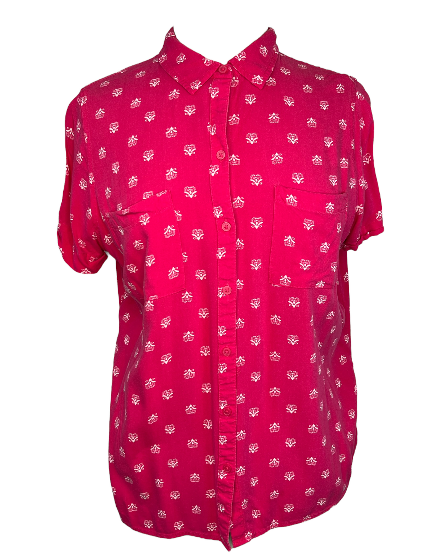 1990s Pink Blossom Shirt