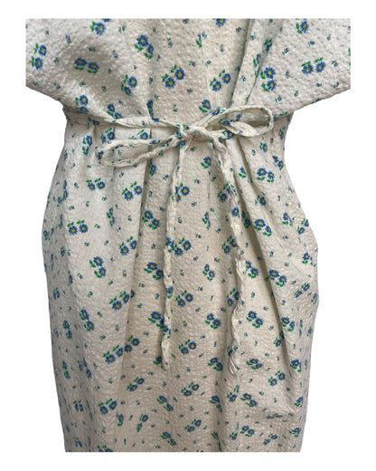 Vintage Ditsy Blue Nightgown
