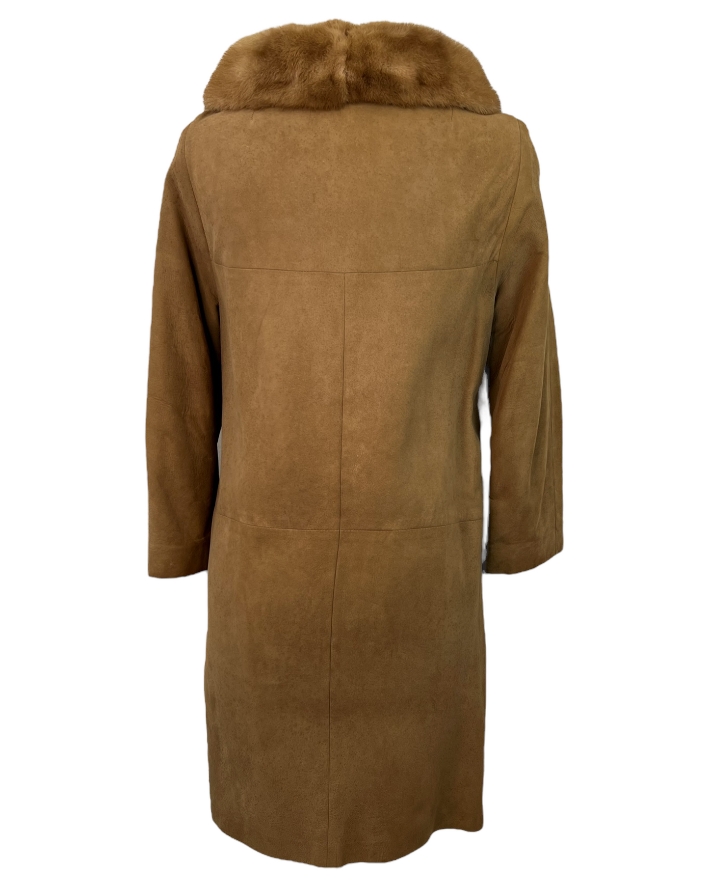 Vintage Camel Suede Coat