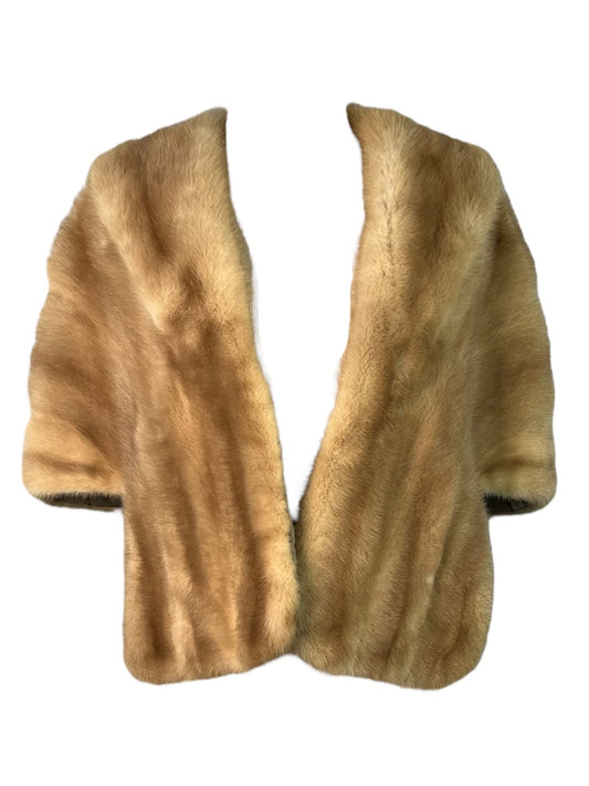 Vintage Toffee Fur Stole