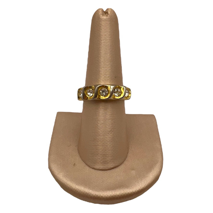 Five Rhinestones Ring*