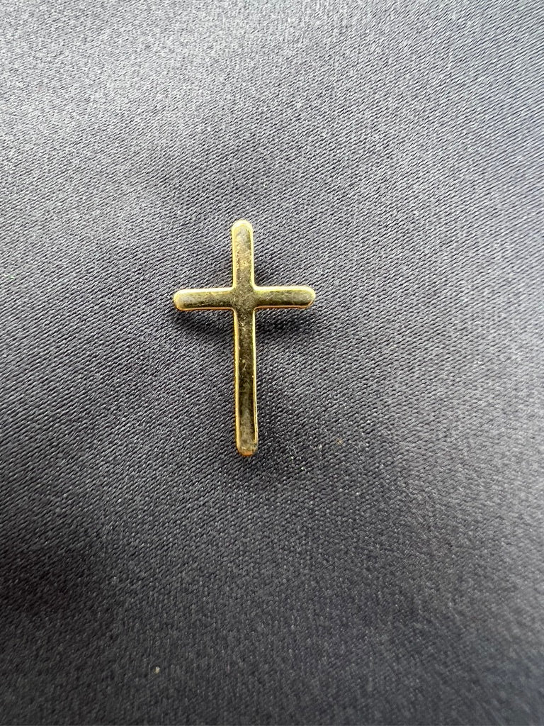 Vintage Gold Cross Tie Pin