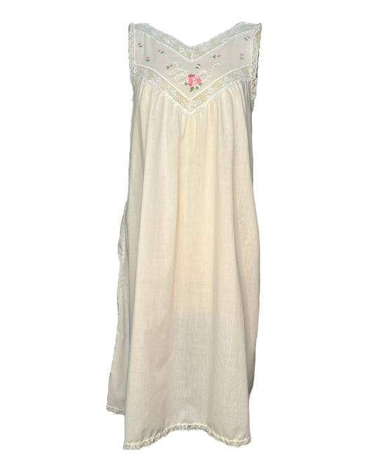 Vintage Rose Bow Nightgown