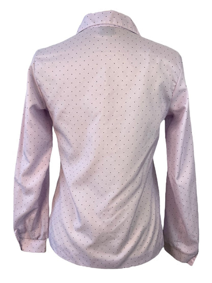 1960s Pastel Purple Polka Dots Shirt