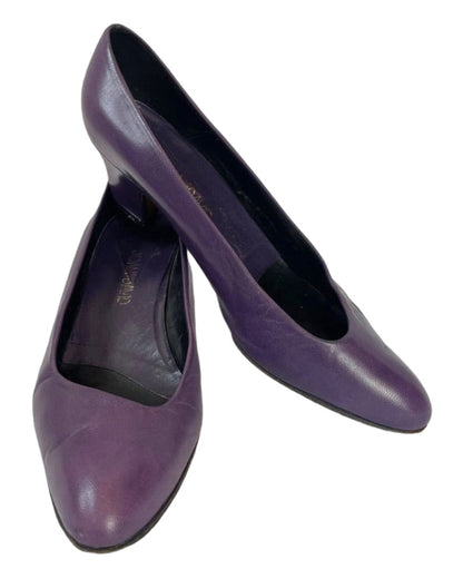 Vintage Grape Leather Shoes