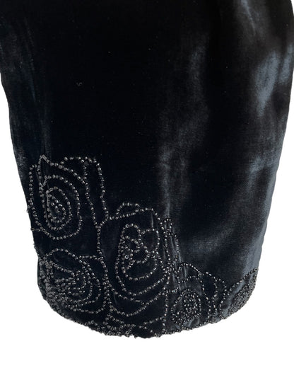 Vintage Velvet Roses Scarf