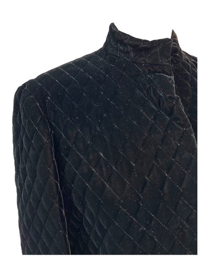 Vintage Quilted Velvet Jacket