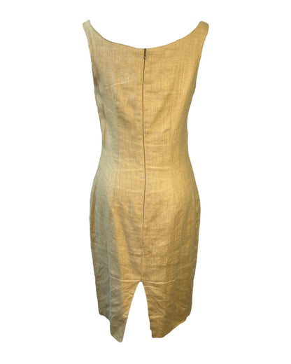 1990s Linen in the Sand Dress