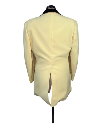 1970s Yellow Formal Tuxedo Jacket