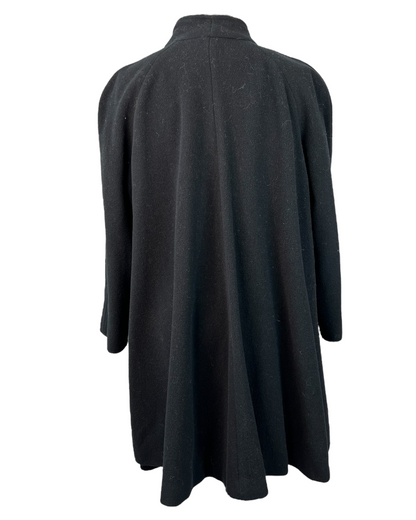 Vintage A-Line Black Coat